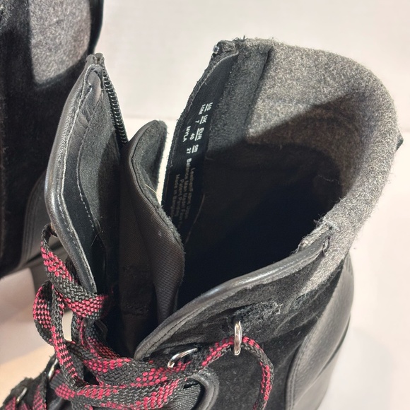 Naturalizer Women's Ankle Boots Black SZ 10 Waterproof Block Heel Round Toe - Picture 11 of 14